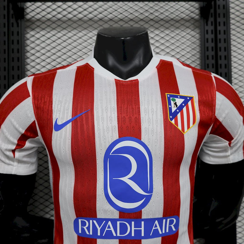 Camisa Atlético Madrid 25/26 Casa - Branco Vermelho - Nike - Jogador
