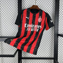 Camisa AC Milan I 25/26 Casa Vermelho Preto