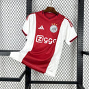 Camisa Ajax I 25/26 Casa Branca Vermelha