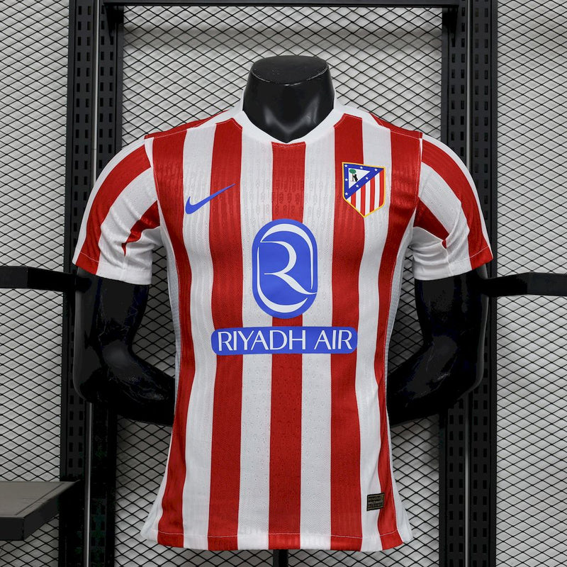 Camisa Atlético Madrid 25/26 Casa - Branco Vermelho - Nike - Jogador
