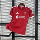 Camisa Liverpool I 25/26 Casa Vermelho