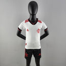 Kit Infantil Flamengo II 22/23 Adidas - Branco