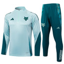 Conjunto Kit Treino Moletom Cruzeiro 25/26 Azul Claro
