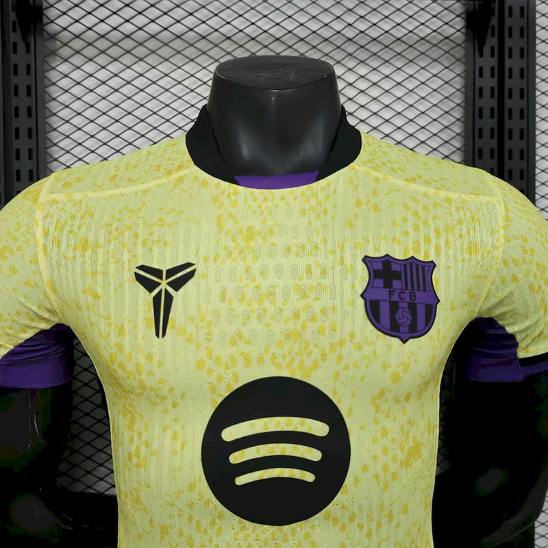 Camisa Barcelona 25/26 Amarela - Nike - Kobe Bryant - Jogador
