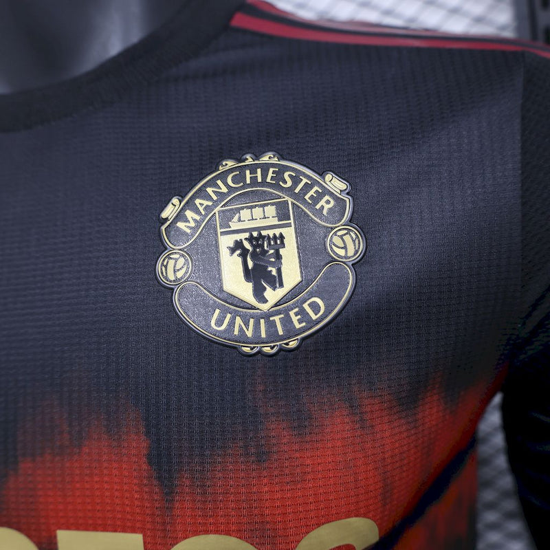 Camisa Manchester United  25/26 - Preto - Adidas - Edição Especial Jogador