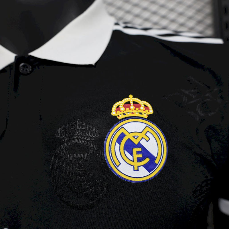 Camisa Real Madrid 25/26 - Adidas - Edição Especial Preta Jogador