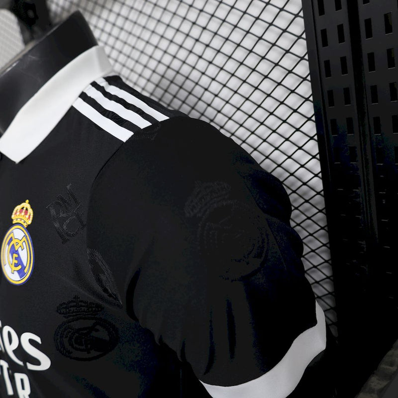 Camisa Real Madrid 25/26 - Adidas - Edição Especial Preta Jogador
